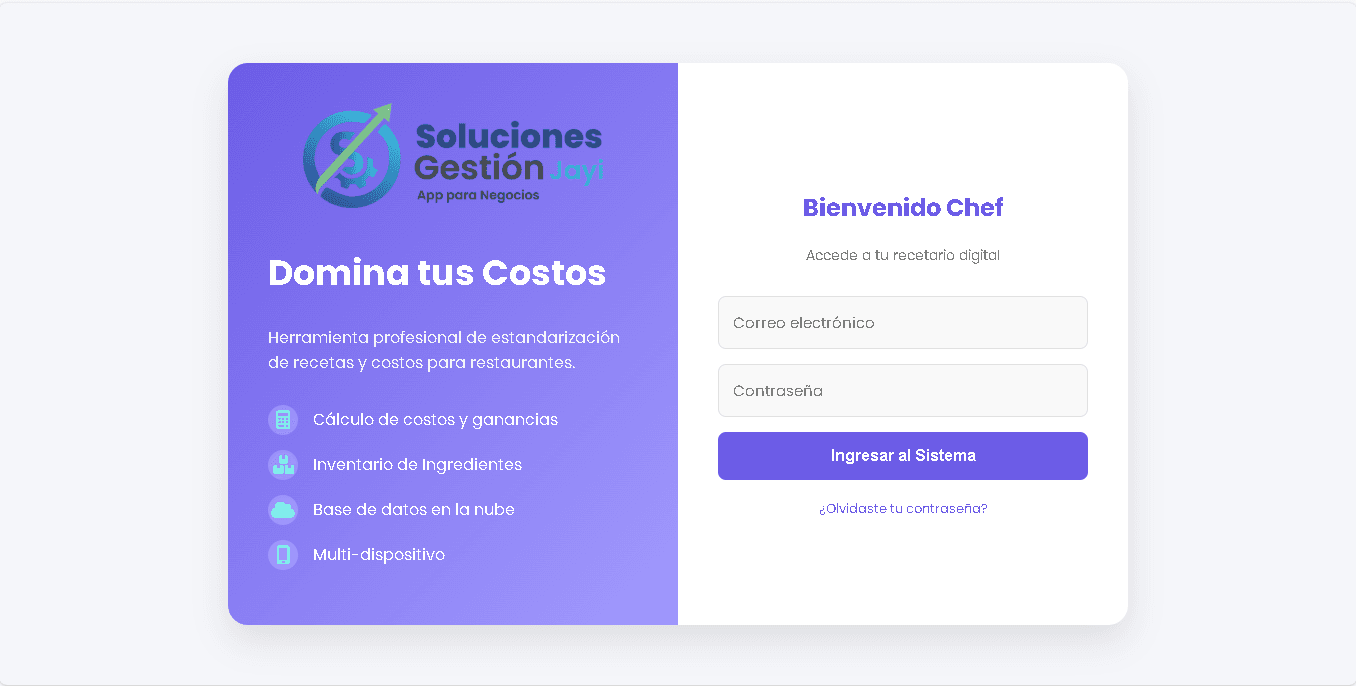 Calculadora de Costos